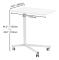 Mobilt stående skrivbord, 28,5"-44,2" gasfjäder höjdjusterbart sitt-stående skrivbord, 360° svängbara hjul (2 låsbara) Bärbar rullande bärbar datorva