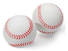 CDQ 9 tum 7,2 cm diameter träningsbaseboll med mjuk gummikärna