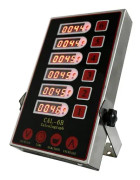 Kommersiell kökstimer 6 kanaler Restaurangtimer Calculagraph Påminnelse Digital matlagningstimer med högt larm Klocka tydlig LED-display Rostfritt stål
