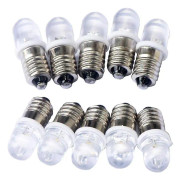 10st E10 12v Spot Led Bulb Lampor Varmvita