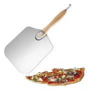 Pizzaspade, pizzaspade, pizzaspade i aluminium och trä, pizzaspade i aluminium