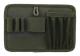 Bag Insert Modular Organizer Utility Admin Pouch Hook Fasteners - Key Holder,khaki