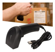 HURRISE 1D Bar Scanner USB Bar Scanner, Handheld1D Wired Bar Scanner, datorskrivare