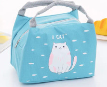 Lunch Middagsväska Canvas Kawaii Cartoon Handväska