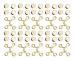 Midjeartefaktknapp Nagelfri Avtagbar Stor Silver 32mm Style Spice Organizer behållare Set Redskapsredskap Grönsakshackare Krydda
