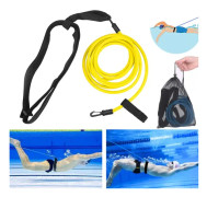 Justerbart pool simband simmotståndsbälte pool motstånd simband för pool hängande simträning bungy simmotstånd