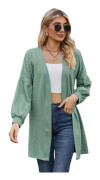 Cardigan Casual lös långärmad kofta