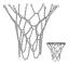 Utomhus basketnät, ersättningsbasketnät, utomhus basketnät, metall basketnät, standard hållbart galvaniserat inomhus basketnät