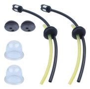Adefol Bränsleledningskit med Grommet Primerpärla Kompatibel med Honda GX35 GX31 GX35NT GX25 GX25N GX25NT GX25T GX 31