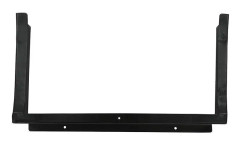 aluminiumram för skyddsnät 366 x 180 mm svart