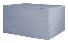 Regnskydd till soffgrupp Grå PVC Täckt Tyg 230 x 225 cm Trädgård Väderbeständig
