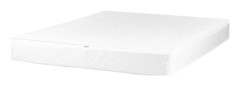 Vattensäng Madrasskydd Vit Bomull Dubbel 160 x 200 cm