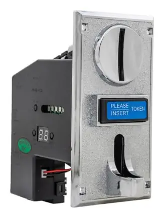 Myntautomat med flera valutor Olika värden Väljarmyntautomat för vattenautomater 4p socket