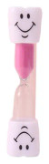 3 minuters sandtimer timglas, okrossbar lila watch 3 min, färgglad mini sandklocka, plastsandglas timglas för barn