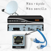 Satellit-TV-mottagare, DVB S S2 S2X, USB WIFI, EU-kontakt