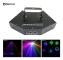 DJWORLD Laserljus, RGB-skanning, DMX512-kontroll, 6 ögon RGB, EU-kontakt