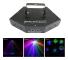 DJWORLD Laserljus, RGB-skanning, DMX512-kontroll, 6 ögon RGB, EU-kontakt