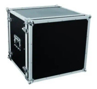 Roadinger - Effect Rack CO DD, 10U, 38cm deep, black
