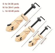 Shoe Stretcher Wooden Shoe Support Last Leather Boot Shaper Wooden Expander Stretcher