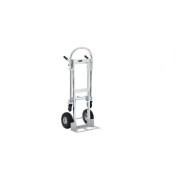 Transportvagn, 2in1 1000 lbs, hopfällbar, aluminiumlegering, silver