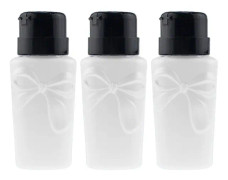 250ML Nedtrycksbar Pumpdispenser Tom Flaska Med Flipplock För Nagellack, Makeup Remover