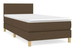 FHE - Resårbädd med mörkbrun madrass 90x200 cm - YOSOO - DX3427