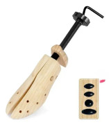 Shoe Stretcher Wooden Shoe Support Last Leather Boot Shaper Wooden Expander Stretcher
