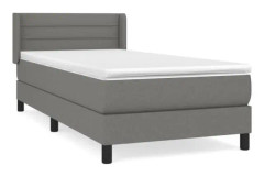 FHE - Resårbädd med madrass Mörkgrå 100x200cm Tyg - YOSOO - DX2769