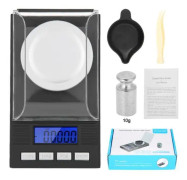 ARAMOX Digital Smyckesvåg Mini High Precision Bärbar Pocket Smyckesvåg 0,001g med Digital Display