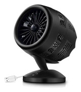 350w Rymd USB-driven värmefläkt Bärbar fläkt Snabbuppvärmning Termostat Hem
