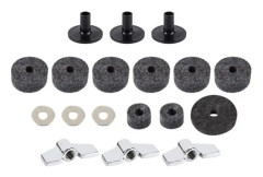 FHE 18st ärmar + brickor + filtkuddar + vingmuttrar cymbaltillbehör