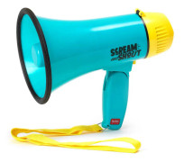 Scream and shout, megafon