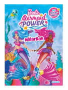 Målarbok Barbie Mermaid med klistermärken, Kärnan