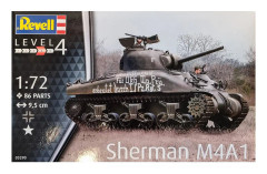 Revell - Sherman M4A1 1:72 - 86 Bitar