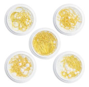 5 st Nail Sequin Glittrande Manikyr Paljetter Nagel Dekoration Nail Art Paillettes Nail Sequin För Flicka Dam Kvinna Fest