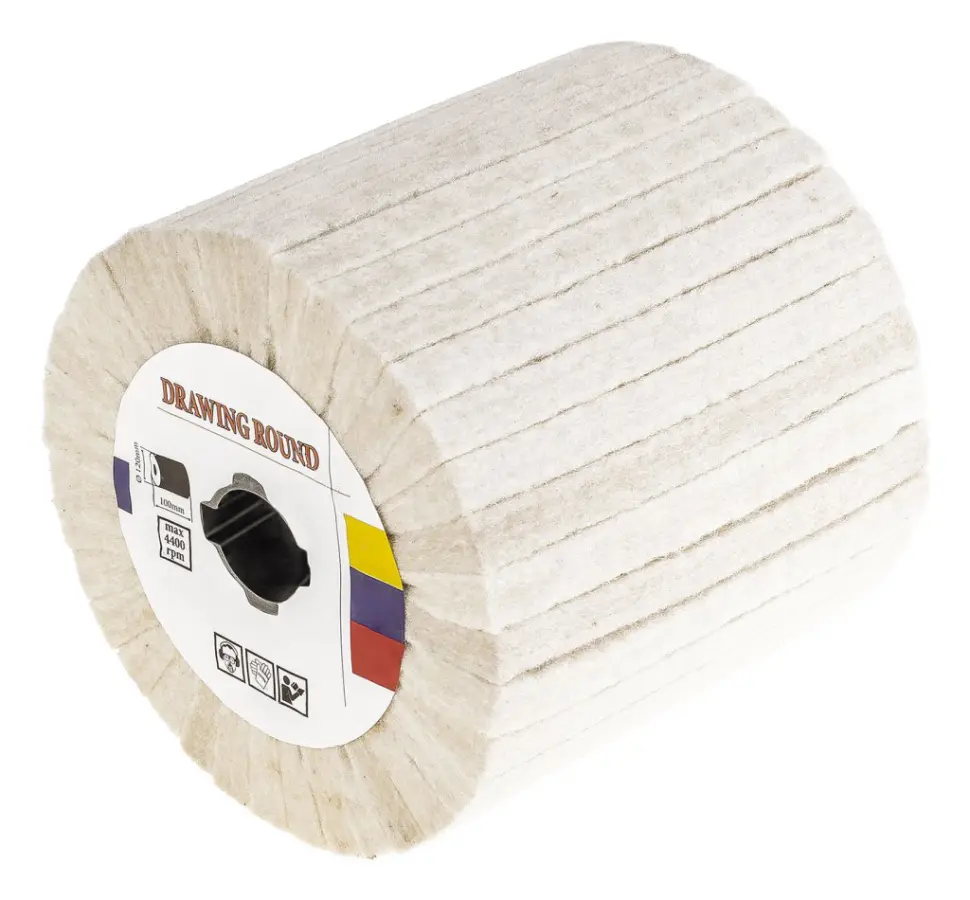 Filtpolerrulle 110x100mm för högblank bomullssatinmaskin