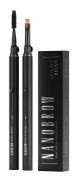 Borste och spiral för ögonbryn Nanobrow Styling Brush - snedställd ögonbrynspensel, ögonbrynspensel