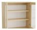 Mora Overskab 800x1000x320mm grå laminat/glas