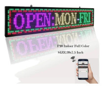 LED-skylt, för inomhusbruk, programmerbar rullning