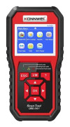 Bildiagnostisk skanner, OBD2, Kontrollmotor, Röd