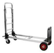 Transportvagn, 300lbs, hopfällbar, aluminiumlegering, stål