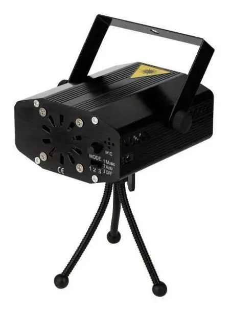 Belysning LED Laser Light 100mw R & amp;G Fjärrkontroll Mini Laser Projektor DJ Disco Bar Lampa Sceneffekter AC110-240V