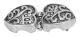 VBESTLIFE Clip Lock Beads 10st antikt silverarmband Clip Lock Beads halkfri positioneringsklämma spänne