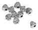 VBESTLIFE Clip Lock Beads 10st antikt silverarmband Clip Lock Beads halkfri positioneringsklämma spänne