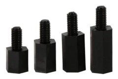 VBESTLIFE Nylon Hex-avstånd 100 st M2 M3 M4 Plast Nylon Hex hane-hona/hona huvud distanshållare