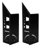 VBESTLIFE Carpentry Linjal 2 PCs 3D Woodworking Tracer Vinkellinjal Mätverktyg Hårdvara Gradskiva Svart