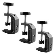 3PCS aluminiumlegering fast skrivbordsfixtur fast blixtkamera stativ fotog