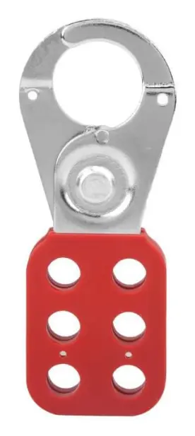 VBESTLIFE Locking Hasp 1-tums käklås Hasp Security Tagout för hänglås Plastisolerad Snap Lock Nylon PA
