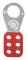 VBESTLIFE Locking Hasp 1-tums käklås Hasp Security Tagout för hänglås Plastisolerad Snap Lock Nylon PA