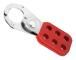 VBESTLIFE Locking Hasp 1-tums käklås Hasp Security Tagout för hänglås Plastisolerad Snap Lock Nylon PA